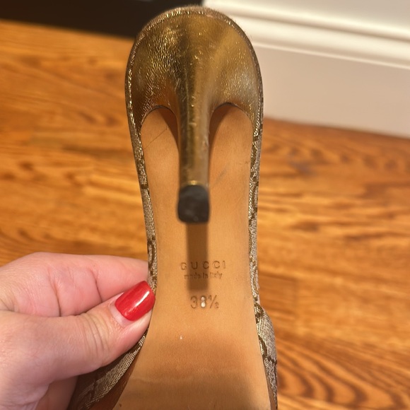 Gucci metallic sandals - Picture 4 of 9